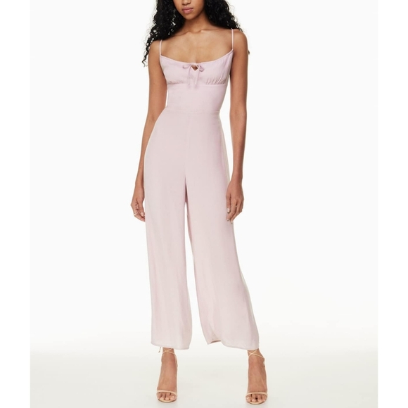 WILFRED Bellow Jumpsuit Cloudy Lilac Purple ARITZIA 6 - Picture 2 of 12